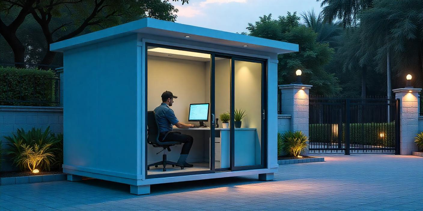 portable security cabin , portable security, portable security cabin in hyderabad, mobile security cabin