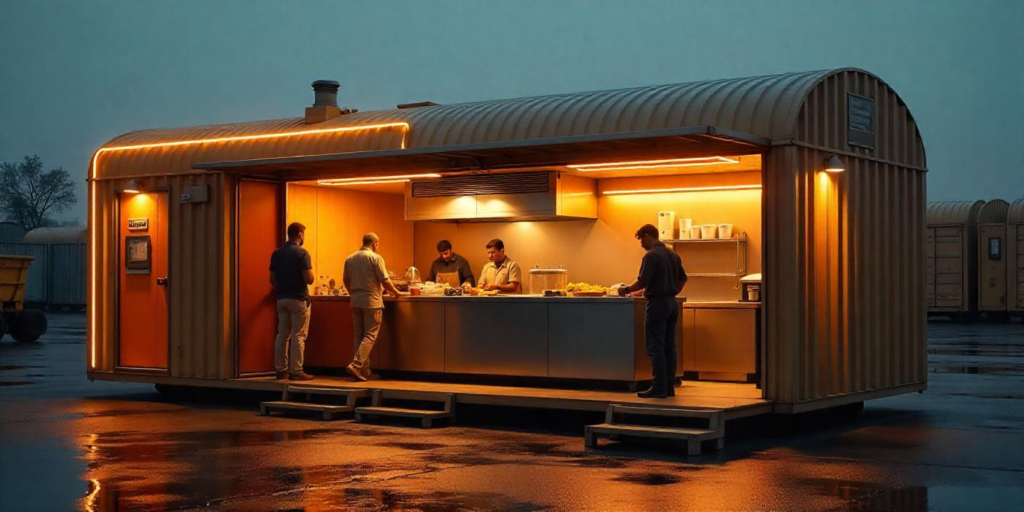 portable canteen cabin , portable canteen, portable canteen cabin in hyderabad, mobile canteen cabin
