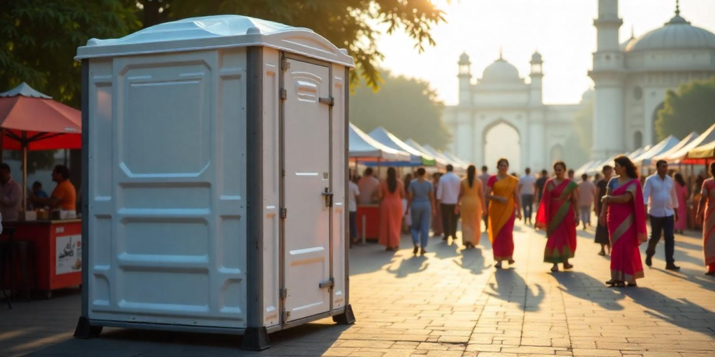 portable toilet cabin , portable toilet, portable toilet cabin in hyderabad, mobile toilet cabin