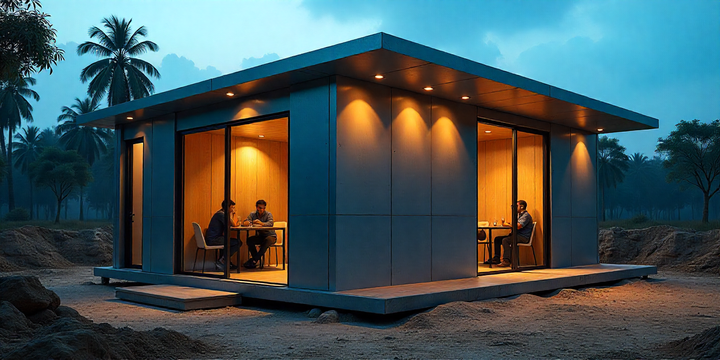 Portable Canteen Cabins in Hyderabad Affordable Dining Solutions for Worksites